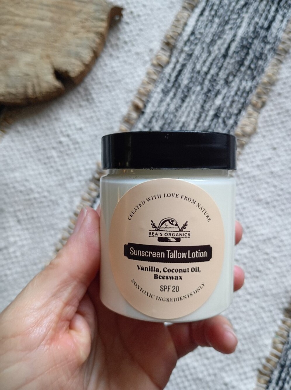 New! SPF 20 Sunscreen Tallow based Handmade